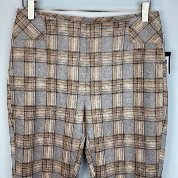 Tribal Plaid Leggings in Tan and Brown - Picture 7 of 15